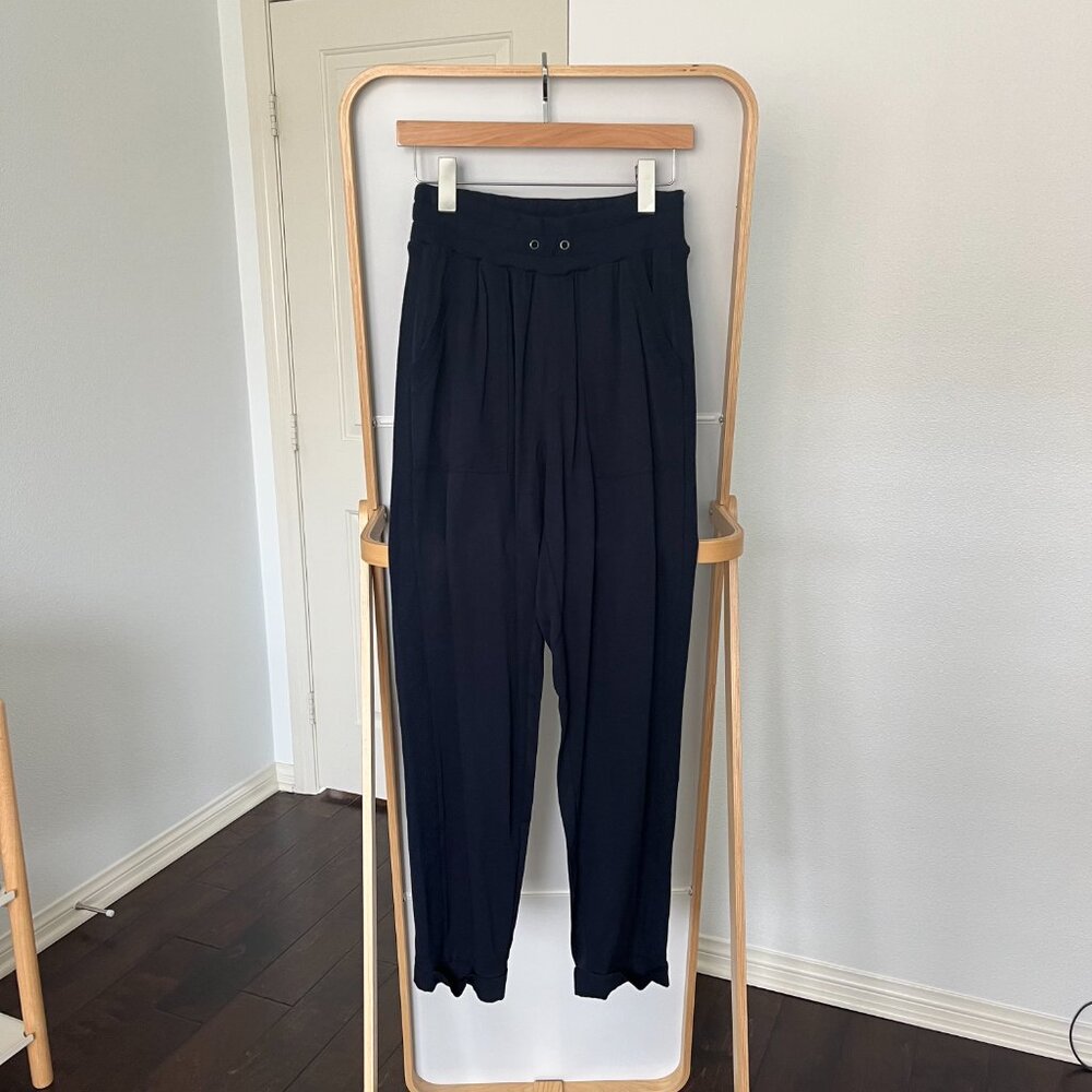 Splendid Rafe Straight Leg Jogger Pants Navy Size XS - Picture 2 of 5